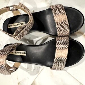 Brand new Karl Lagerfeld wedges